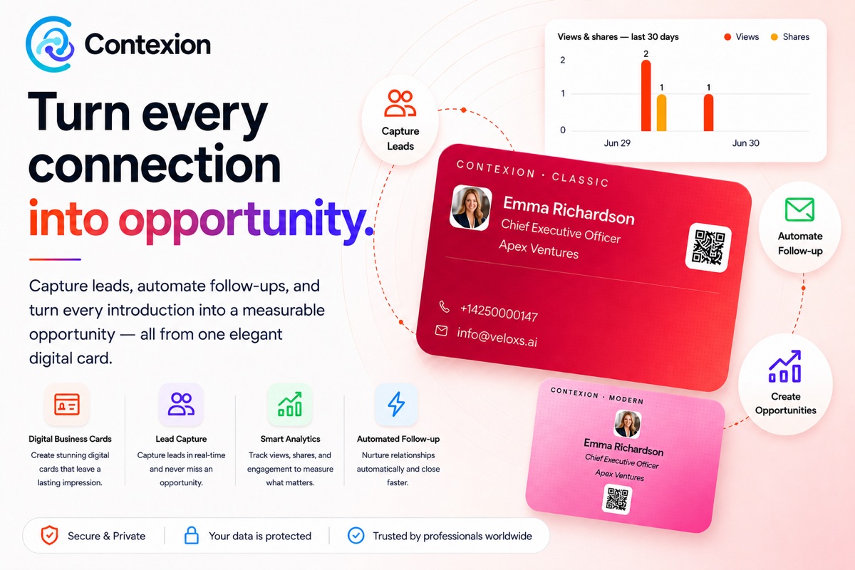 Contexion — AI-powered Relationship Intelligence Platform